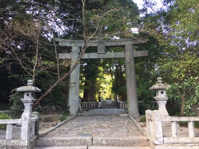 桜井神社の「一の鳥居」
