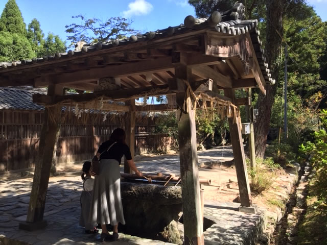 桜井神社の手水舎